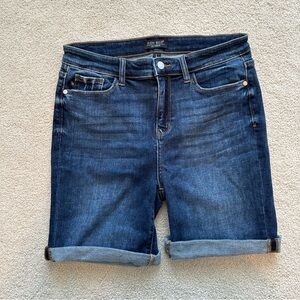 Judy Blue Bermuda Denim Jean Shorts Size Large